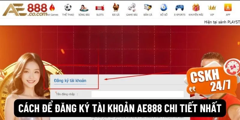 AE888 - Link Vào Trang Chủ Chính Thức Mới Nhất 2026 41 Cách để đăng ký tài khoản Ae888 chi tiết nhất